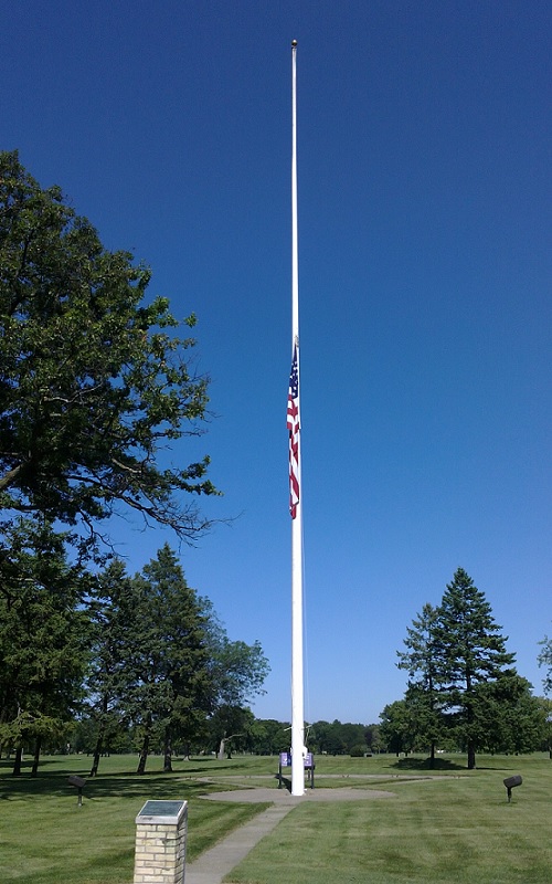 Fort Sheridan Flagpole